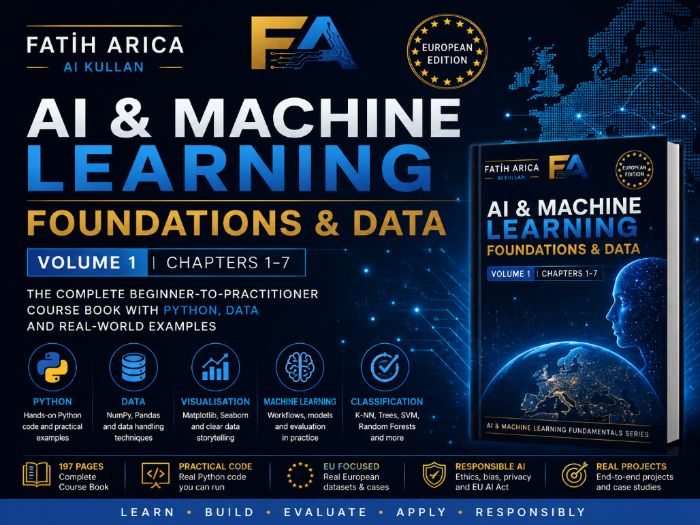 AI & Machine Learning: Foundations & Data – Volume 1 | Complete Course Book