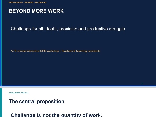 Challenge for All - Evidence Informed CPD Toolkit