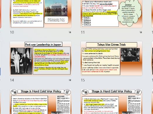 USA Containment- Reconstruction of Japan