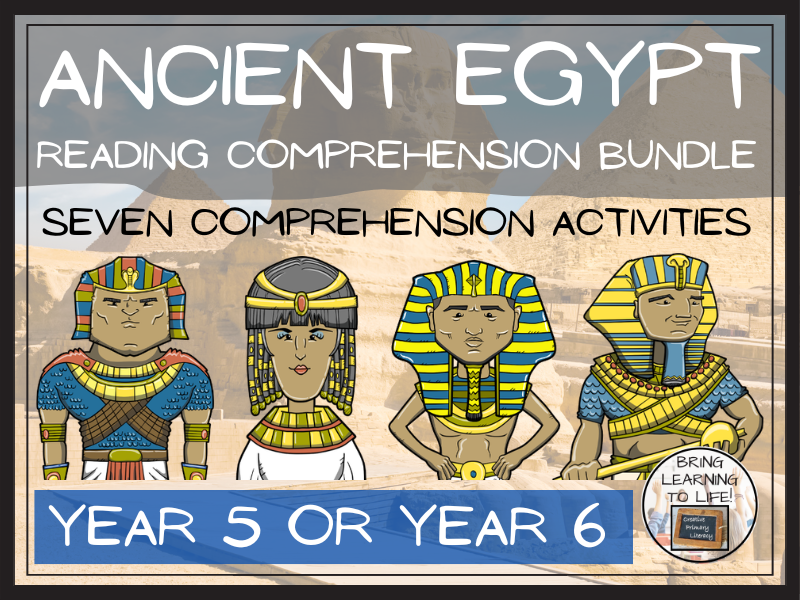 Ancient Egypt Reading Comprehension Bundle | Year 5 or Year 6