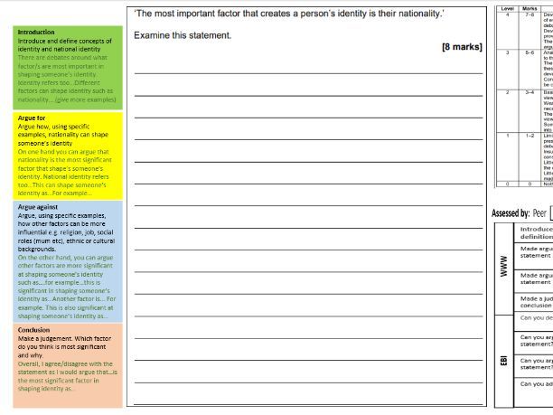 GCSE Citizenship-Identity lesson