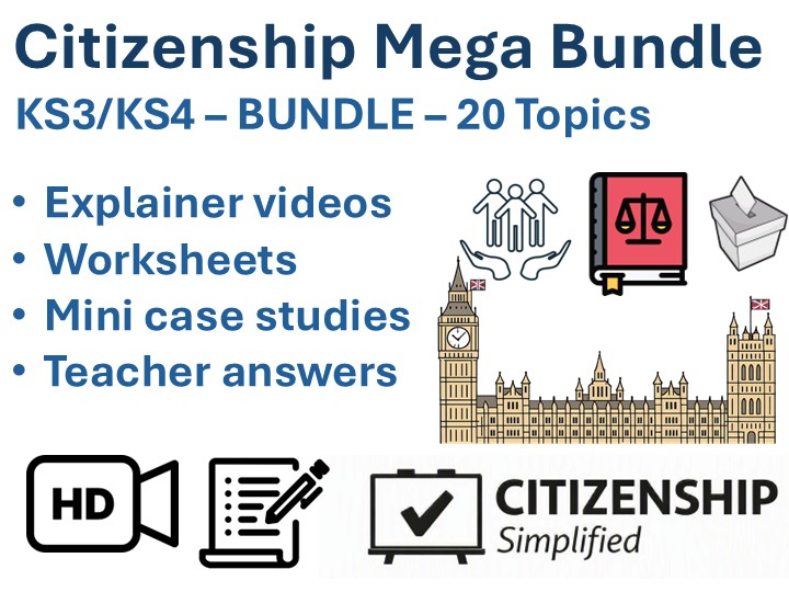 GCSE Citizenship Mega Bundle KS3/KS4