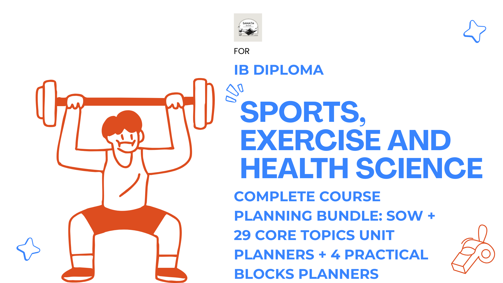 IB DP Sports, Exercise and Health Science — Complete Course Bundle: SOW + 29 Unit Planners + 4 Practical Block Planners | SL & HL