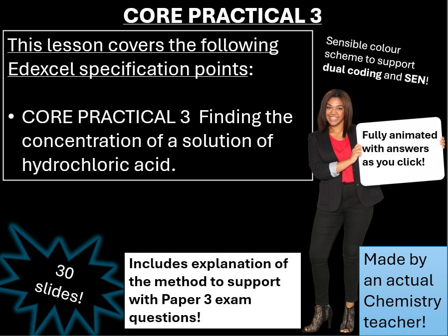Core Practical 3 | Edexcel International AS Chemistry (click for video preview)