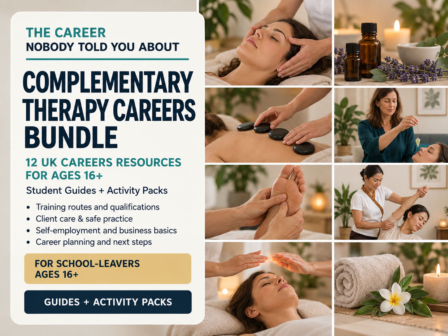 Complementary Therapy Careers Bundle for ages 16+