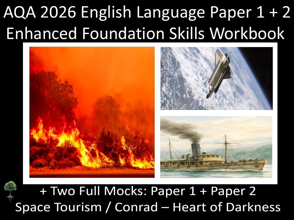 AQA 2026 English Language Paper 1 + 2 : Enhanced Foundation Skills Workbook + MODELS