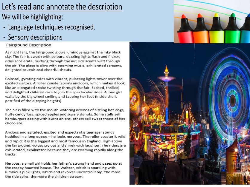 2026 AQA GCSE English Language Paper 1 Q5 Creative Writing Lesson Pack - Language Features Toolkit