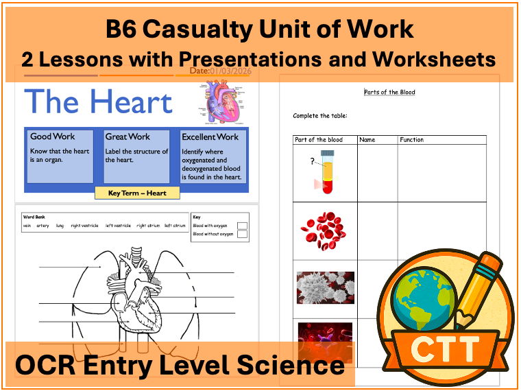 OCR Entry Level Science - B6 Casualty - 2 Lessons