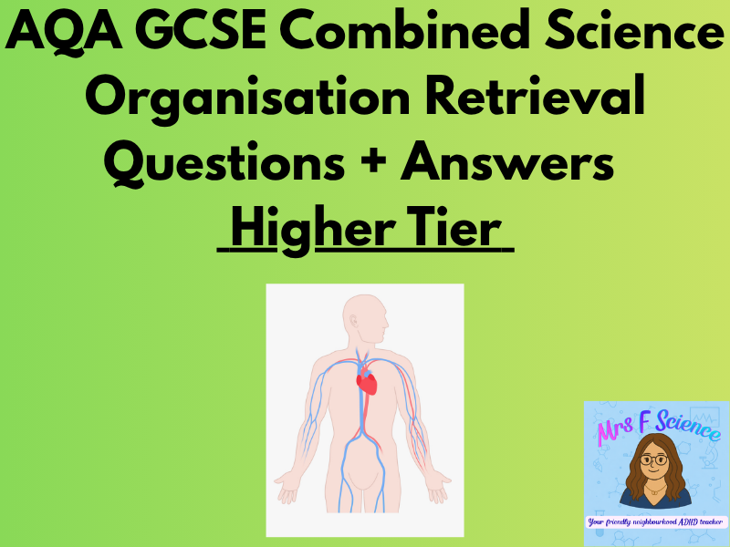 AQA GCSE Combined Science Organisation Retrieval Questions | Higher
