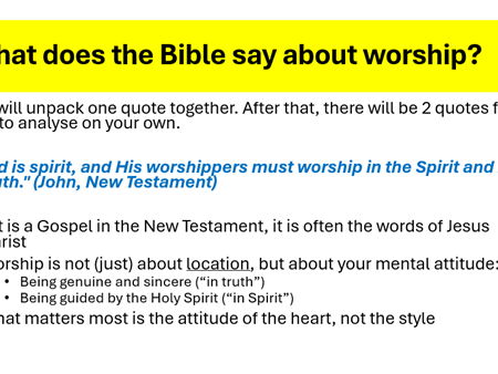 AQA GCSE Religious - Christian Worship Revision PPT