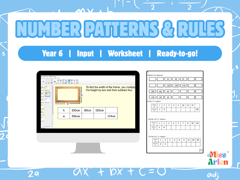 Year 6 Number Patterns and Rules