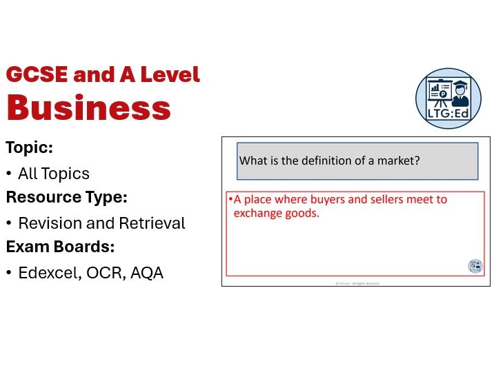 GCSE/ A-Level Business 150 Qs Big Knowledge Gap Filler