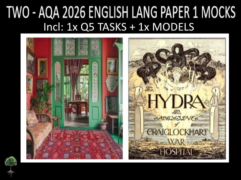TWO - AQA PAPER 1 | 2026 FULL MOCKS | Q5 TASKS | MODELS