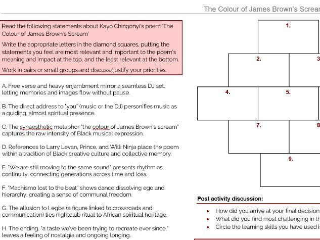 Kayo Chingonyi poetry: The Colour of James Brown's Scream
