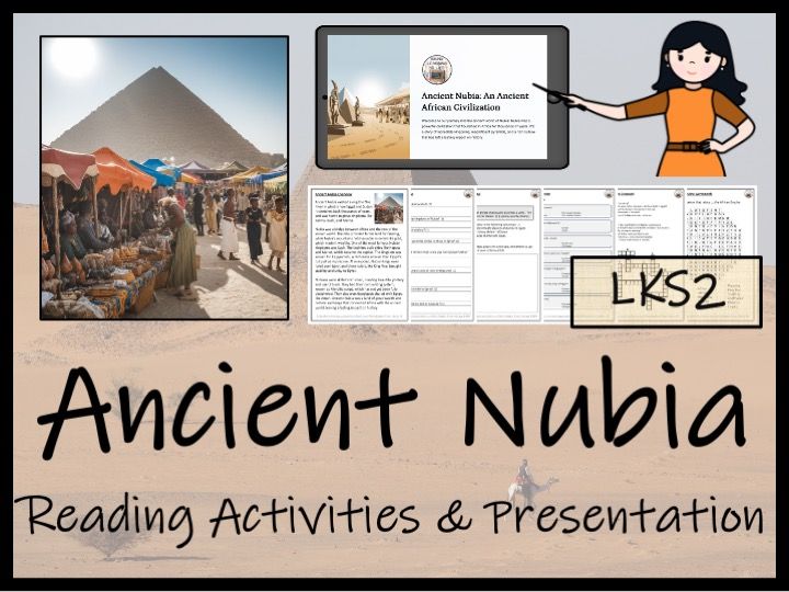 Ancient Nubia Reading Comprehension Activities | Year 3 or Year 4