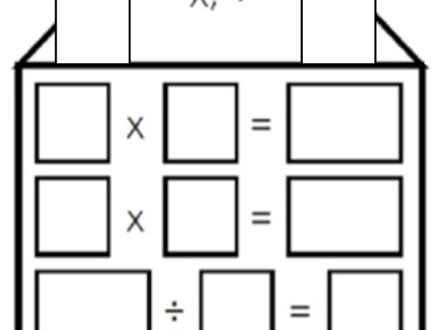 Times Tables / Multiplication & Division  or Addition & Subtraction Fact Families