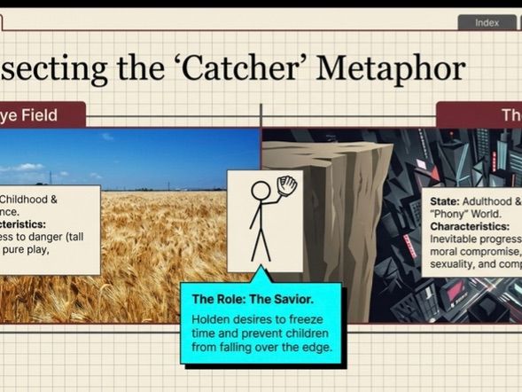 Catcher in the Rye Analysis Mini Pack: Theme Character Language Features