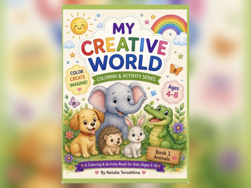 My Creative World: Animals Activity Book