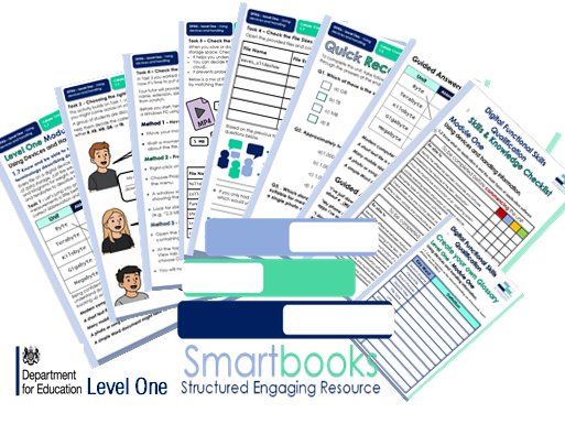 Digital Functional Skills - Level 1 - Mod 1 - Using Devices- Unit 1-7 - Understanding Data Storage