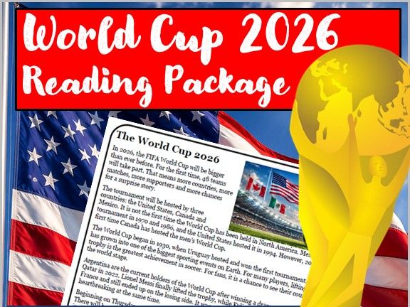 2026 World Cup - FOUR Reading activities