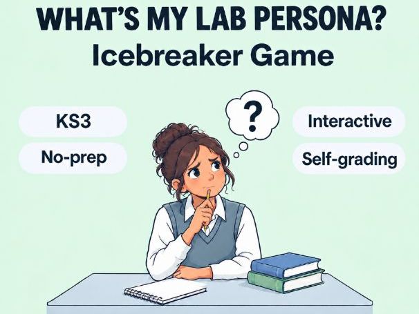 Science Icebreaker Game | What's My Lab Persona?