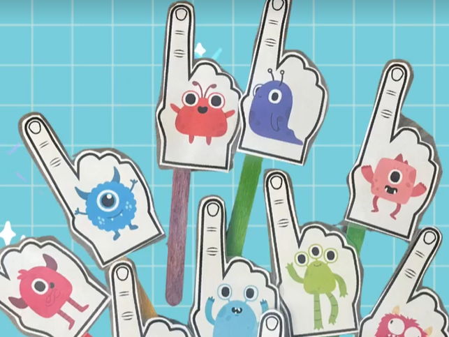 Finger Spaces Monsters