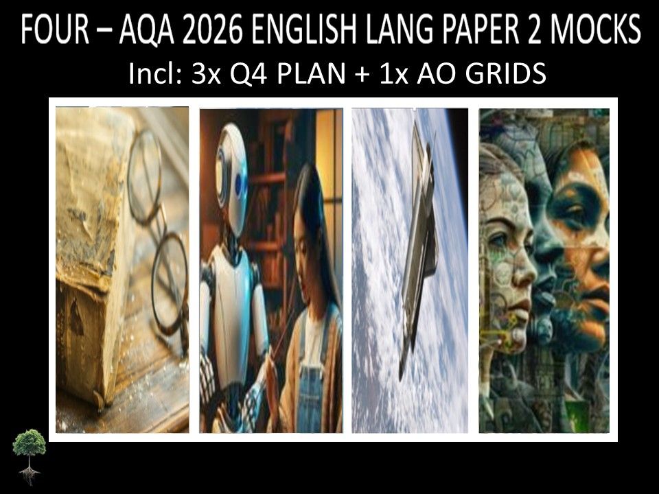FOUR - AQA PAPER 2 | 2026 FULL MOCKS | Q4 PLAN | AO GRIDS