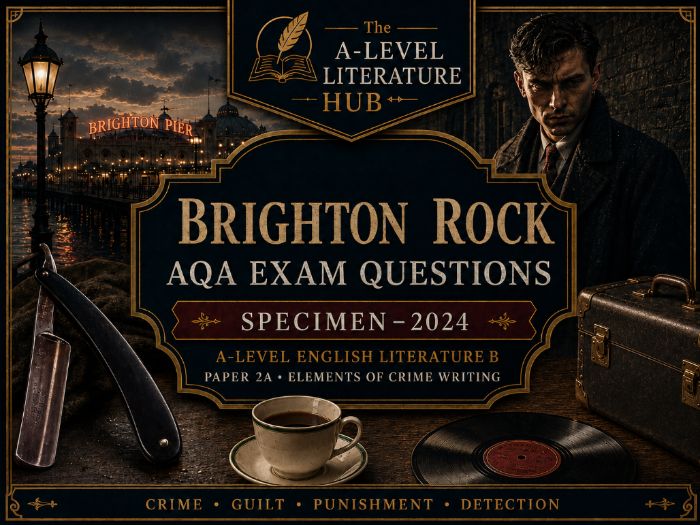Brighton Rock Exact AQA Exam Questions  Specimen–2024  A-Level Literature B