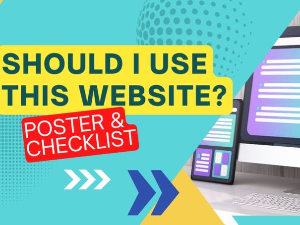 Should I use this website? POSTER & Checklist