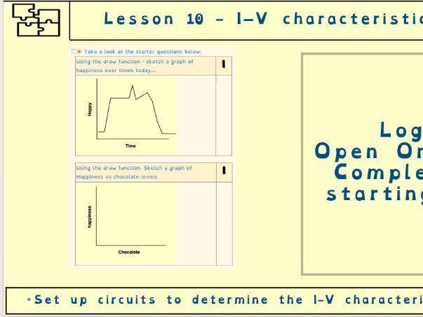 GCSE Electronics Concepts L10 — presentation, worksheet & videos covering Circuit Concepts
