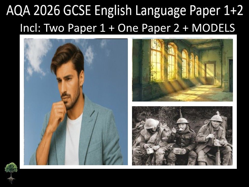 Three AQA 2026 GCSE English Language Paper 1 & 2 Mocks | Models