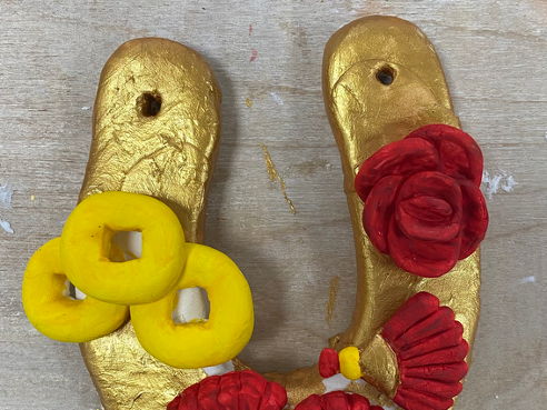 Chinese New Year Good Luck Sculpture Project | CNY Horseshoe Art & Design