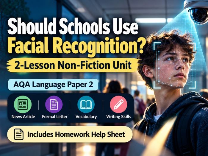 Should Schools Use Facial Recognition? | AQA Language Paper 2 | Non-Fiction Writing & Comparison