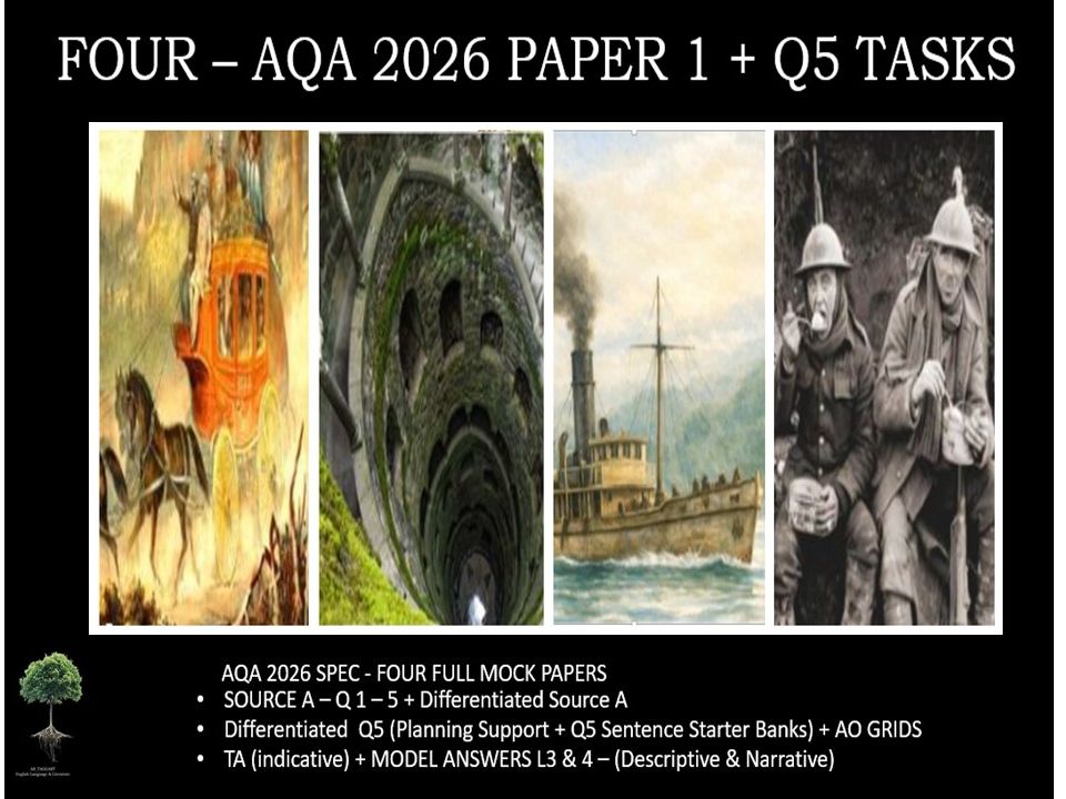 FOUR - PAPER 1 | 2026 FULL MOCKS | Q5 TASKS