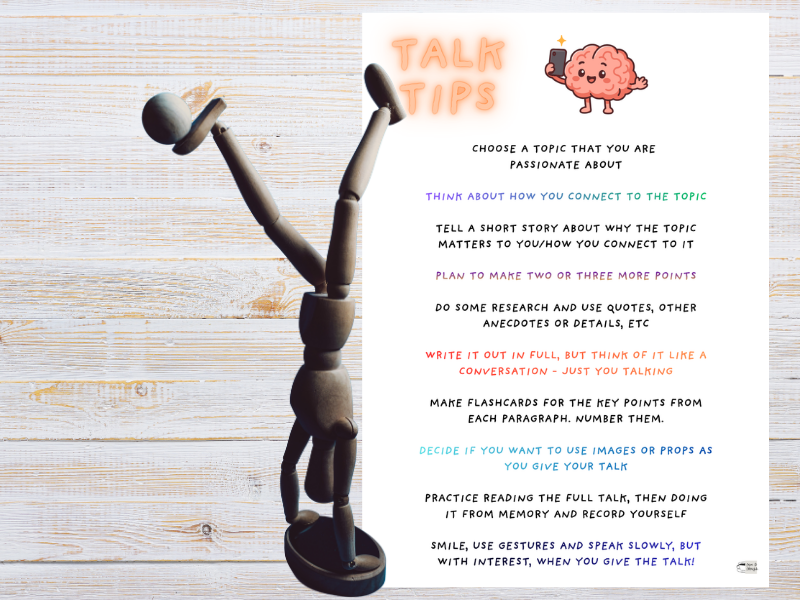 English Language Talk Tips Sheet