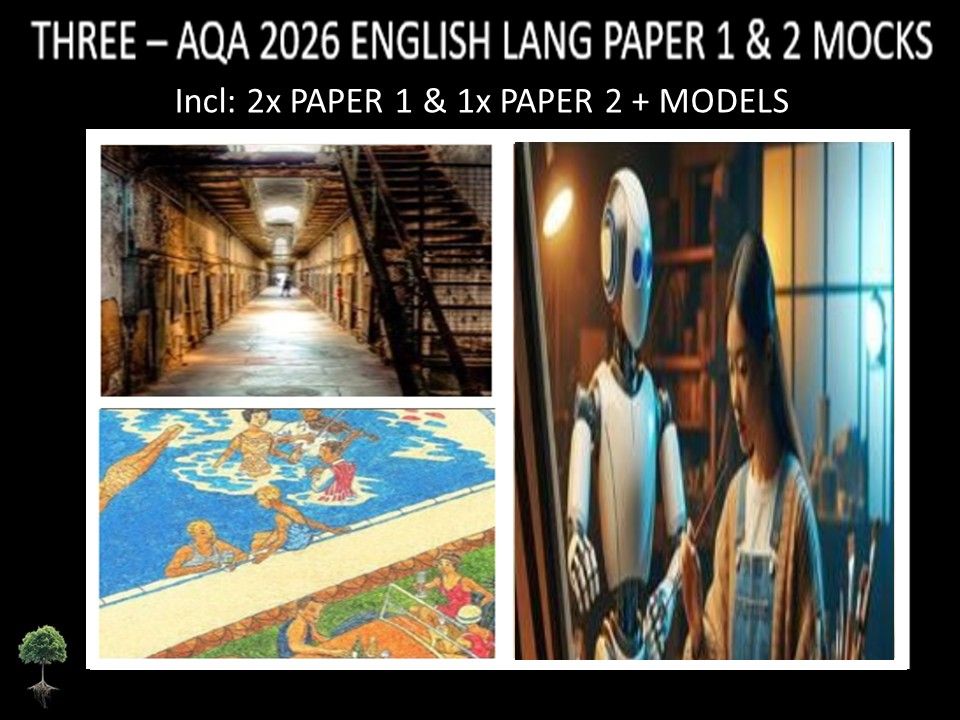 THREE - AQA PAPER 1 & 2 | 2026 FULL MOCKS | MODELS