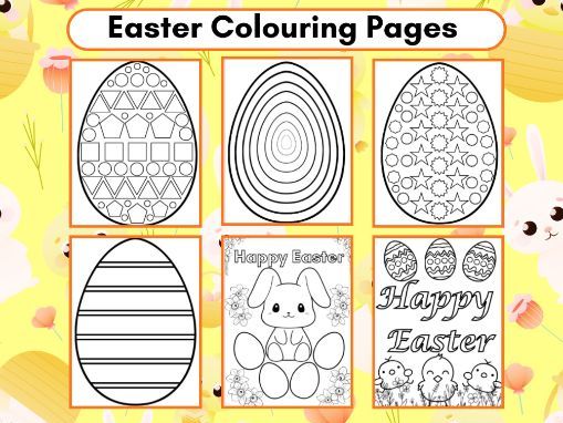 Easter Colouring Pages