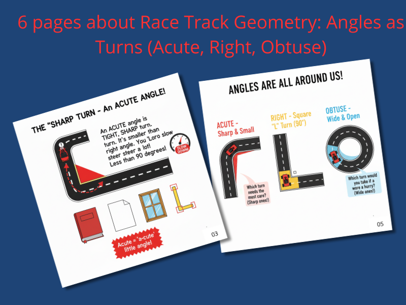 Race Track Geometry: Angles as Turns