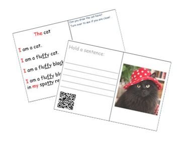 Reading and writing holiday activity for EYFS and Y1