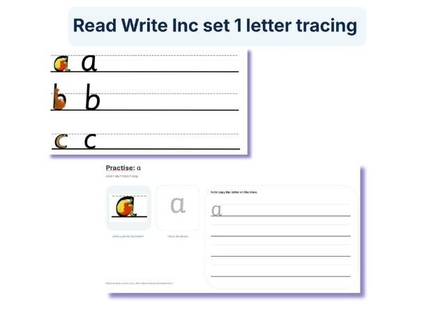 Read Write Inc. Set 1 Letter Formation PowerPoint | RWI Phonics Handwriting Practice