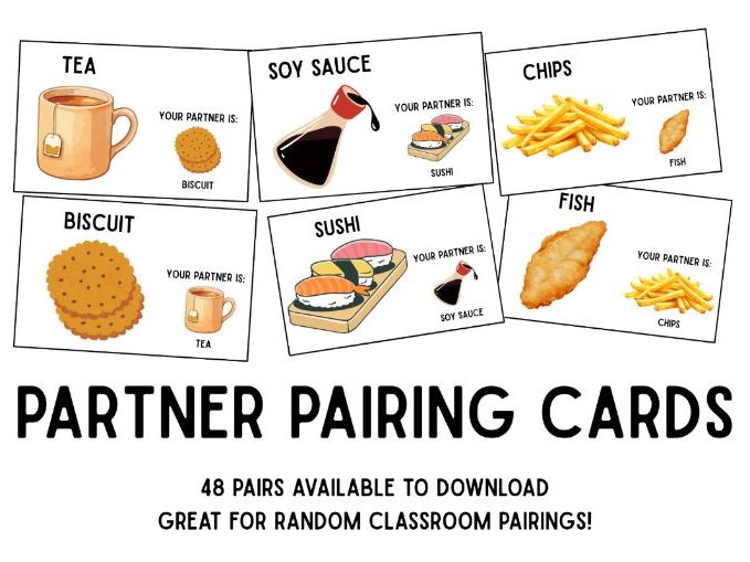 Partner Pairing Cards