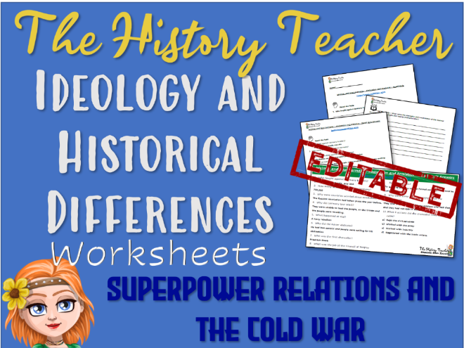 Ideology and Historical Differences - Editable Worksheets