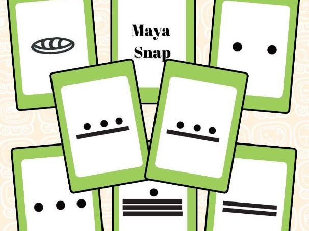 Maya Numbers Snap Cards