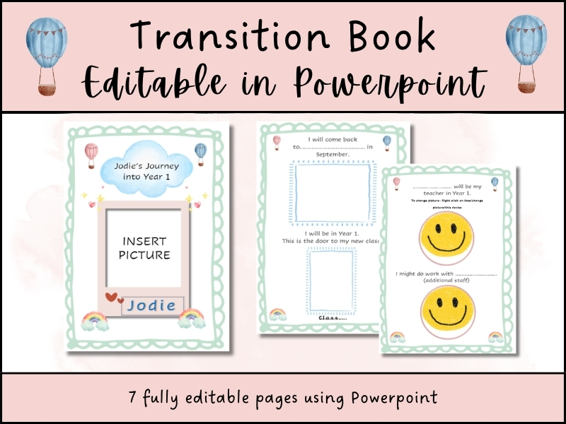 Editable Transition Booklet PowerPoint