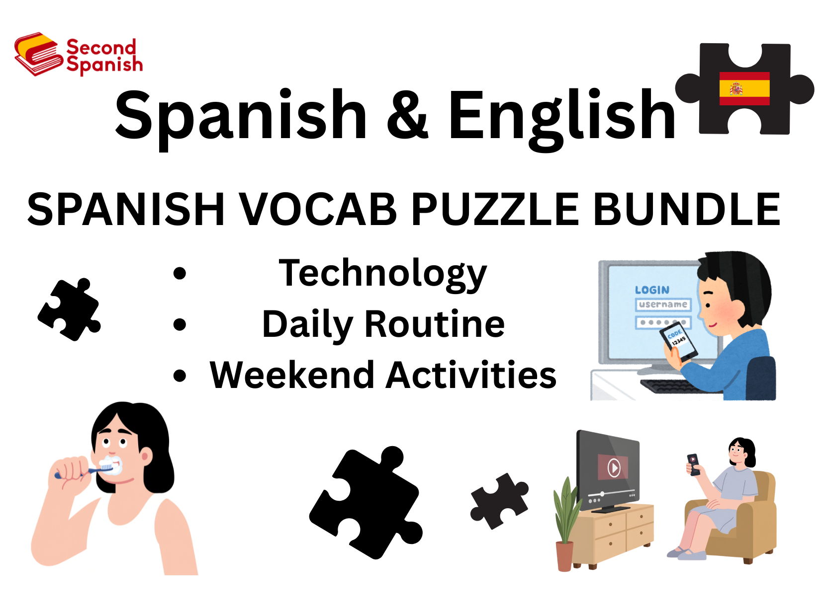 Spanish Puzzle Bundle