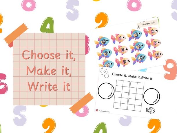 Fish Choose it, Make it, Write it (0-20)