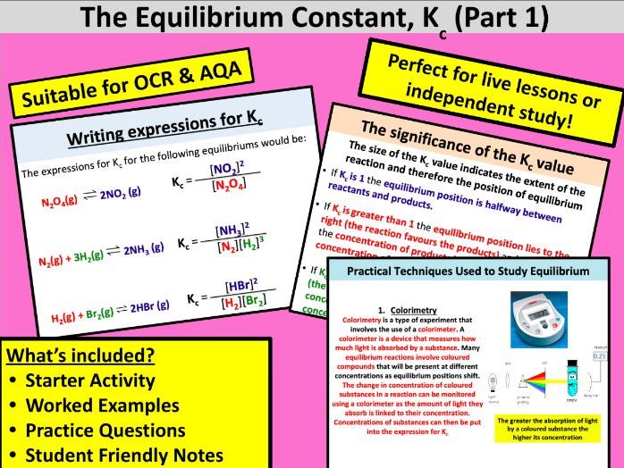The Equilibrium Constant Kc (Part 1)