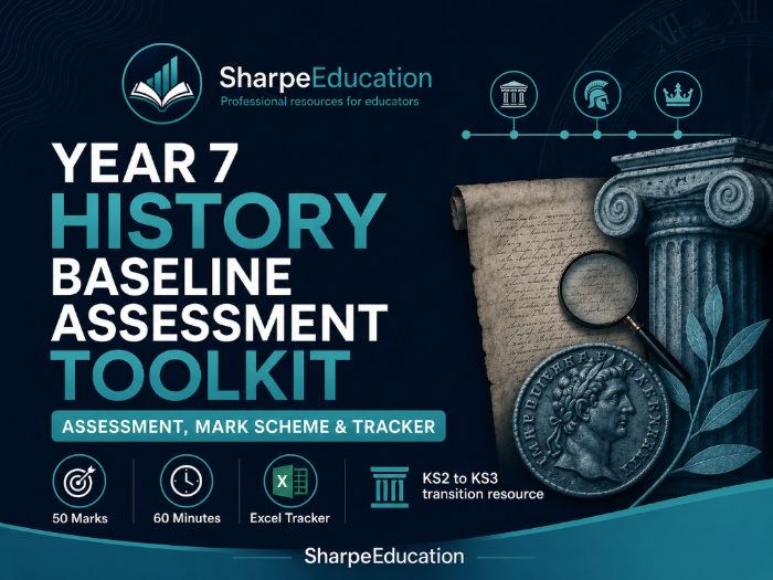Year 7 History Baseline Assessment Toolkit | Assessment, Mark Scheme & Tracker