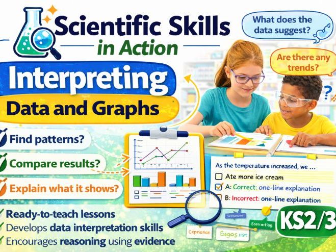 Investigate Like a Scientist: Interpreting Data and Graphs (KS2/3 Science Skills)