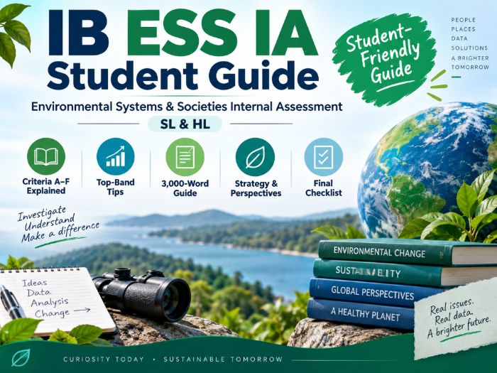 IB DP ESS (Environmental Systems and Societies) IA Student Guide